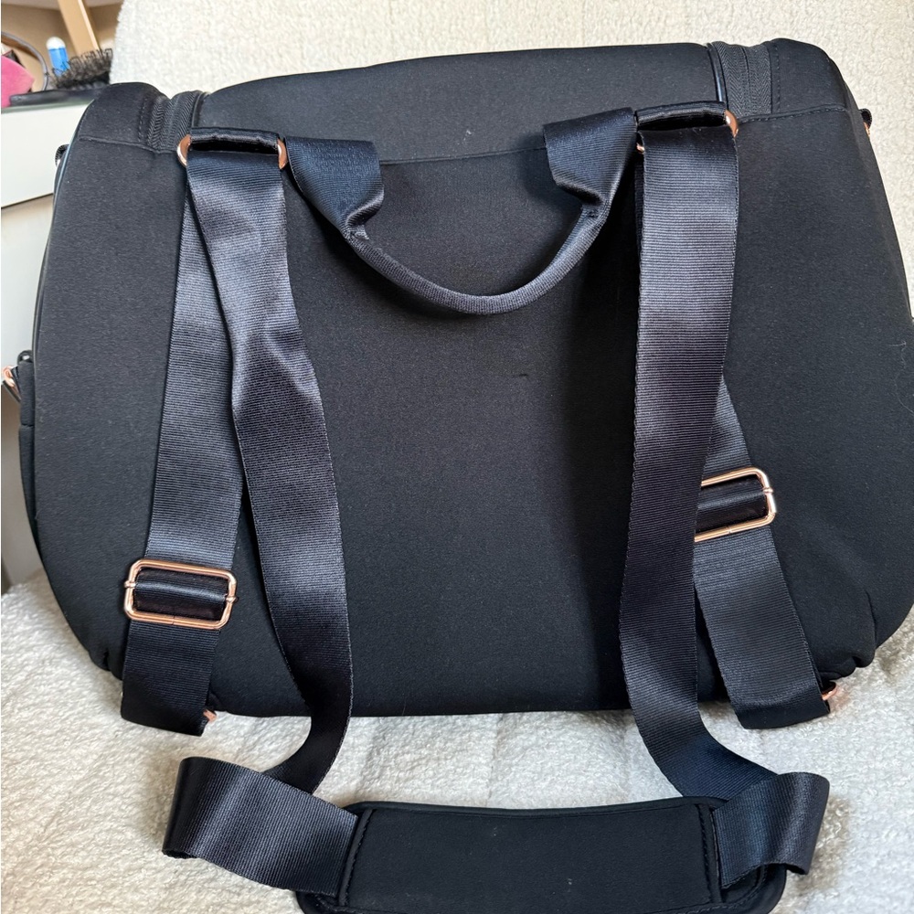 Storksak Black Quilted Baby Bag - Picture 3 of 6